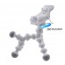 Phone Stand - Universal Pony Shaped Adjustable Phone Clip Grip Holder Stand - White
